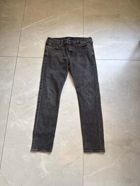 Scotch & Soda Amsterdams Blauw Tye Slim Fit Grey Jeans - Size 34x32